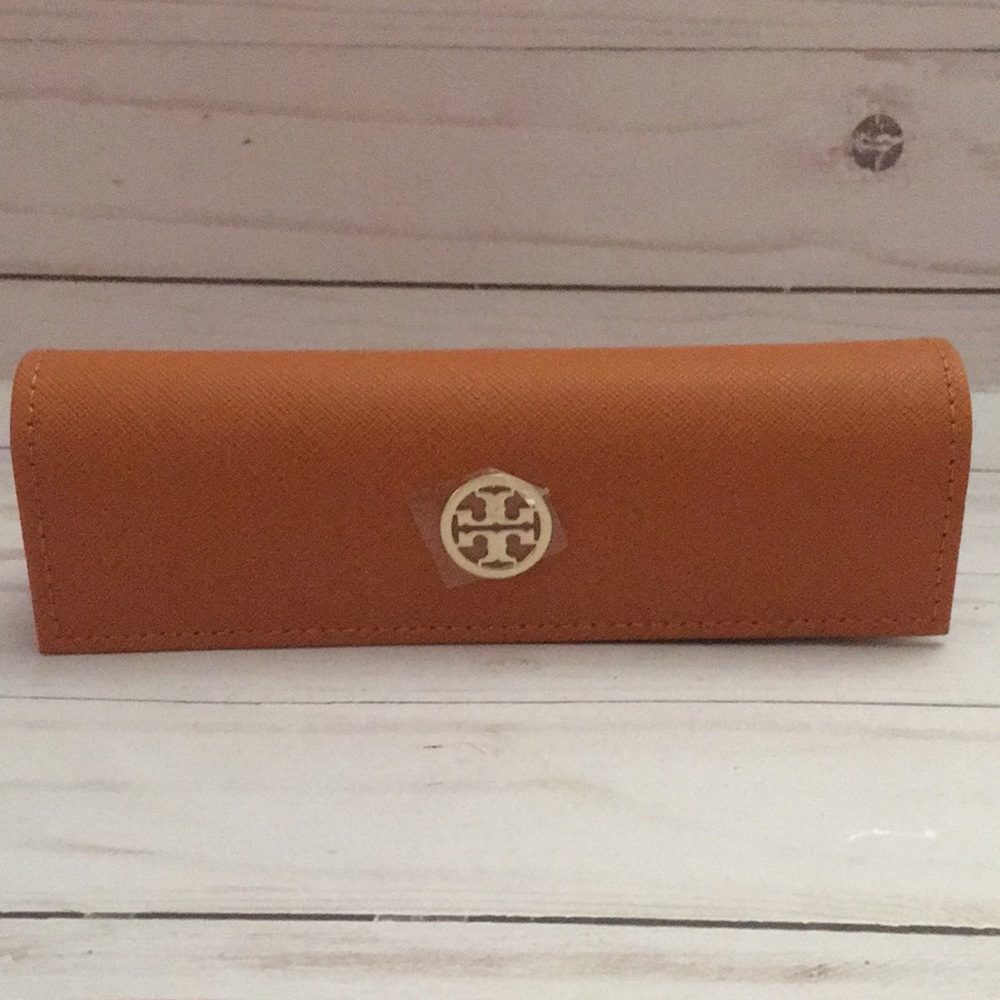 Tori Burch eyeglass case.